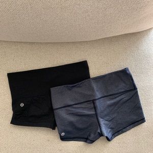 Lululemon shorts - bundle of 2